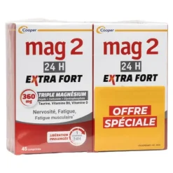 Mag 2 24h Extra Fort comprimés