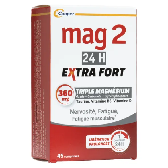 Mag 2 24h Extra Fort comprimés