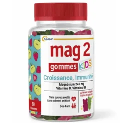 Mag 2 Kids Croissance et immunité gummies