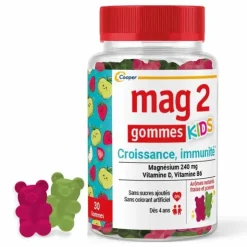Mag 2 Kids Croissance et immunité gummies