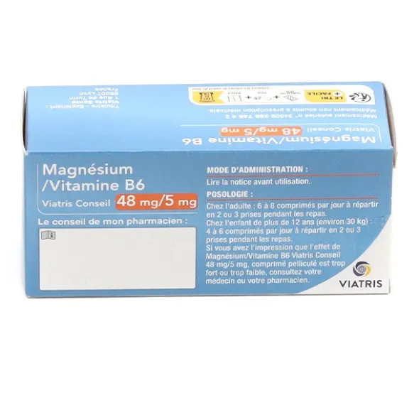 Magnésium Vitamine B6 Viatris comprimés