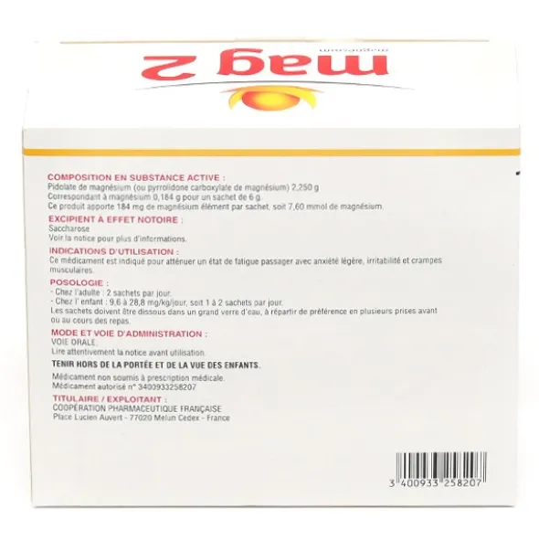 Mag 2 poudre sachets
