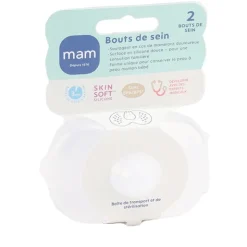 MAM Bouts de sein silicone x2