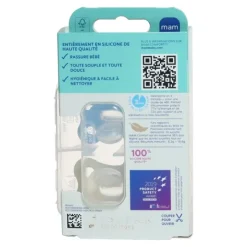 MAM Comfort Sucette symétrique silicone 2-12 mois