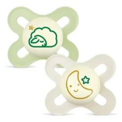 MAM Original Naissance Nuit Sucette symétrique silicone 0-2 mois