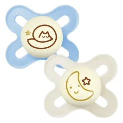 MAM Original Naissance Nuit Sucette symétrique silicone 0-2 mois
