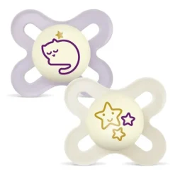 MAM Original Naissance Nuit Sucette symétrique silicone 0-2 mois