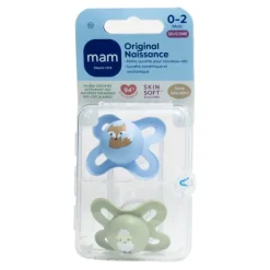 MAM Original naissance Sucette symétrique silicone 0-2 mois