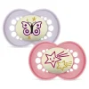 MAM Original sucette silicone anatomique +6 mois Nuit