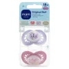 MAM Original sucette silicone anatomique +18 mois Nuit