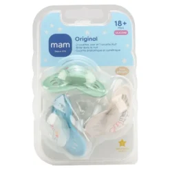 MAM Original trio sucettes symétriques silicone +18 mois