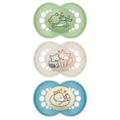 MAM Original trio sucettes symétriques silicone +18 mois