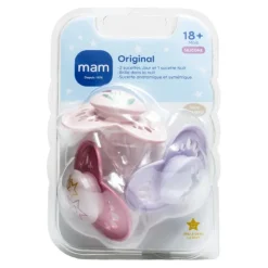 MAM Original trio sucettes symétriques silicone +18 mois