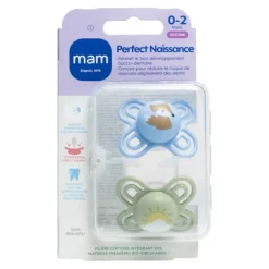 MAM Perfect Naissance Sucette silicone anatomique 0-2 mois