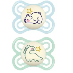 MAM Perfect Nuit Sucette symétrique silicone 2-6 mois