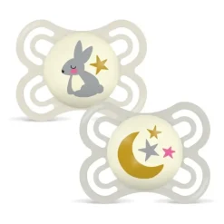 MAM Perfect Nuit Sucette symétrique silicone 2-6 mois