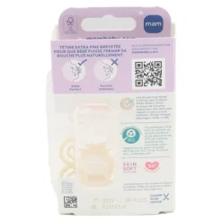 MAM Perfect Nuit Sucette symétrique silicone 2-6 mois