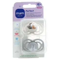 MAM Perfect Sucette silicone anatomique 18 mois et +