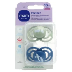 MAM Perfect Sucette silicone anatomique 18 mois et +