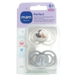 MAM Perfect Sucette silicone anatomique +6 mois