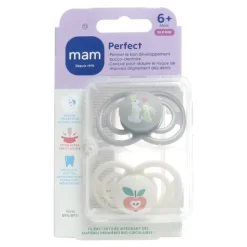 MAM Perfect Sucette silicone anatomique +6 mois