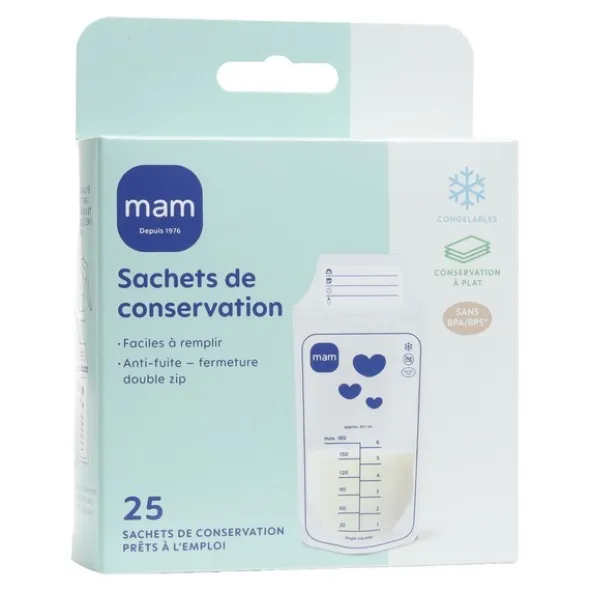 MAM Sachet de conservation lait maternel