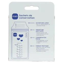 MAM Sachet de conservation lait maternel