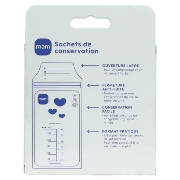 MAM Sachet de conservation lait maternel