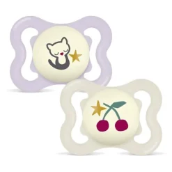 MAM Supreme Nuit Sucette anatomique silicone 2-6 mois