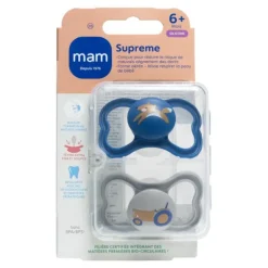 MAM Supreme Sucette anatomique silicone +6 mois