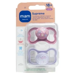 MAM Supreme Sucette anatomique silicone +18 mois