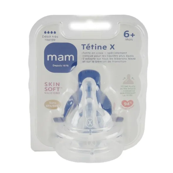 MAM 2 tétines biberon