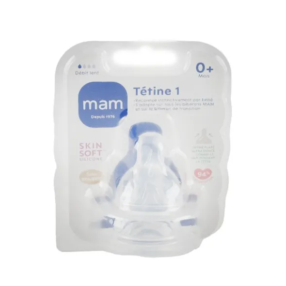 MAM 2 tétines biberon