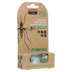Manouka Double diffuseur anti moustique nomade