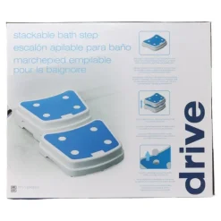 Marche pied empilable pour la baignoire