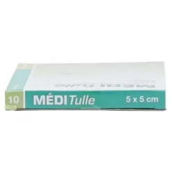 Méditulle tulle gras 10 compresses paraffinées