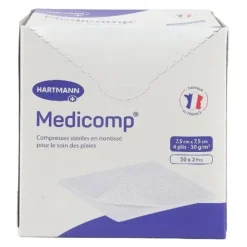 Medicomp compresses non tissées stériles