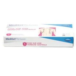 Mediset Perfusion pose avec aiguille de Huber