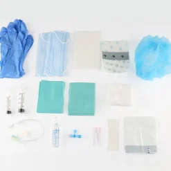 Mediset Perfusion pose avec aiguille de Huber