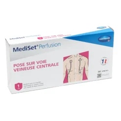 Mediset Perfusion pose avec aiguille de Huber