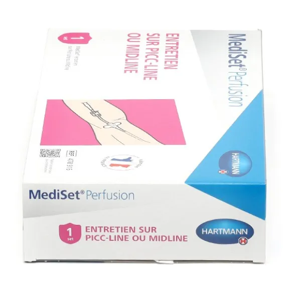 Mediset Perfusion pose sur picc line