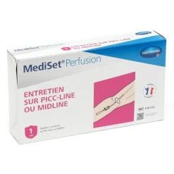 Mediset Perfusion pose sur picc line