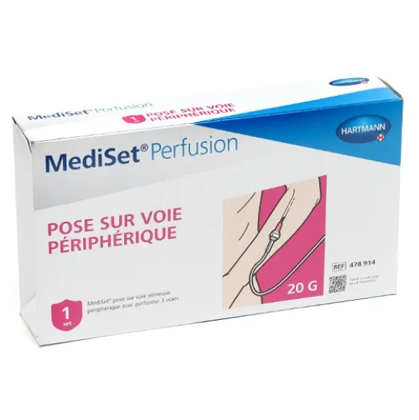 Mediset Perfusion pose sur voie périphérique