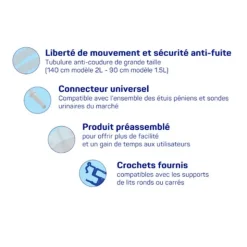 Mediset poche à urine de nuit