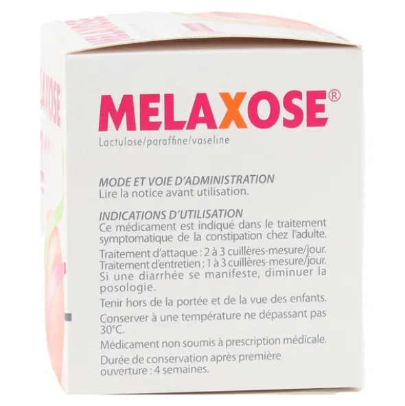 Melaxose gelée constipation