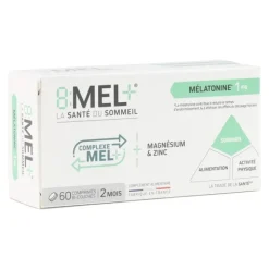 8 Mel+ Mélatonine 1 mg comprimés