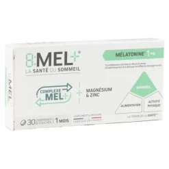 8 Mel+ Mélatonine 1 mg comprimés