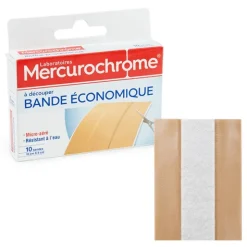 Mercurochrome Pansement à découper économique 10 x 6 cm