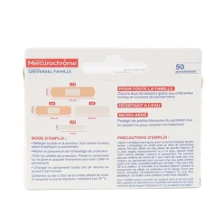 Mercurochrome Universel Famille pansements assortis