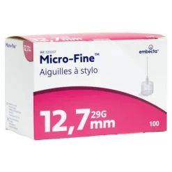 Micro Fine Ultra aiguille pour stylo à insuline x100